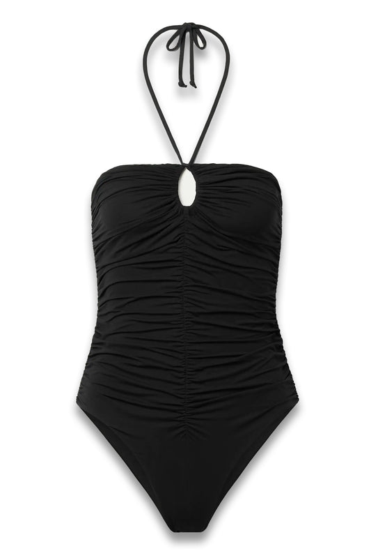 Hasell Ruched Halterneck Swimsuit