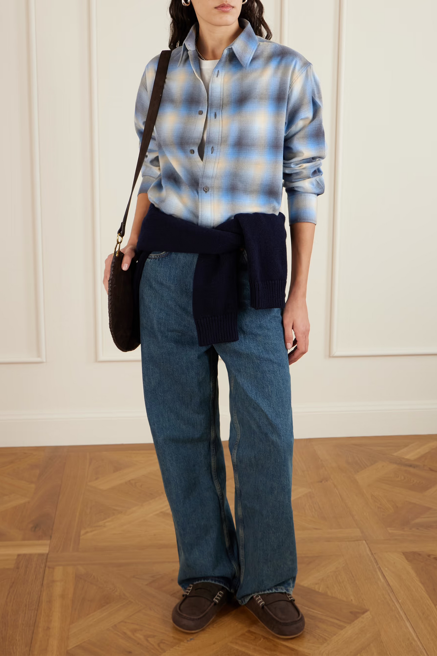 Checked Cotton-flannel Shirt