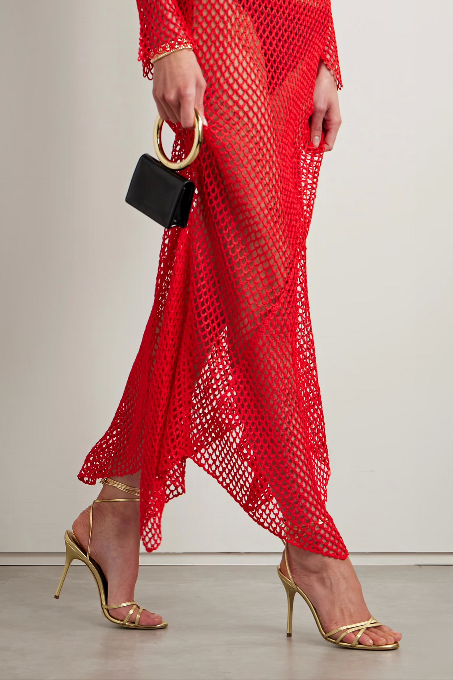 Leva 105 Metallic Leather Sandals