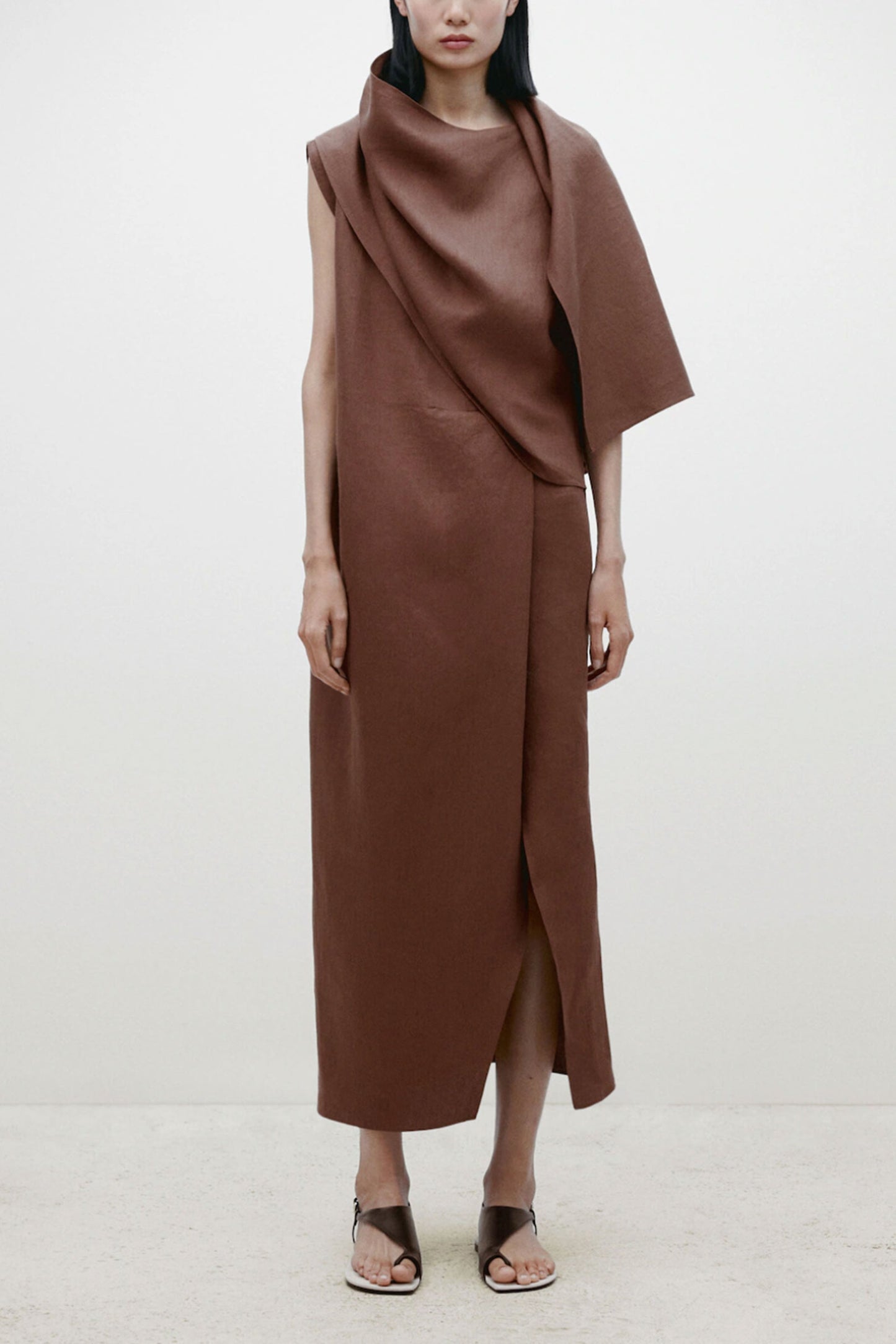 Linen Cape Dress - Limited Edition