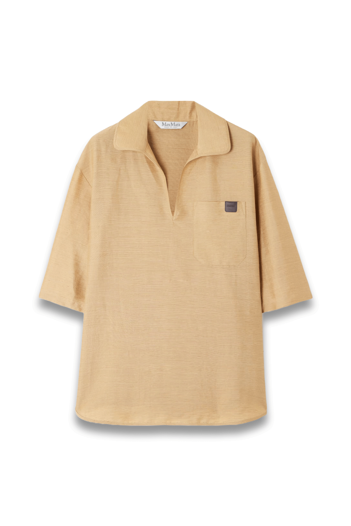Osiride Oversized Appliquéd Woven Shirt