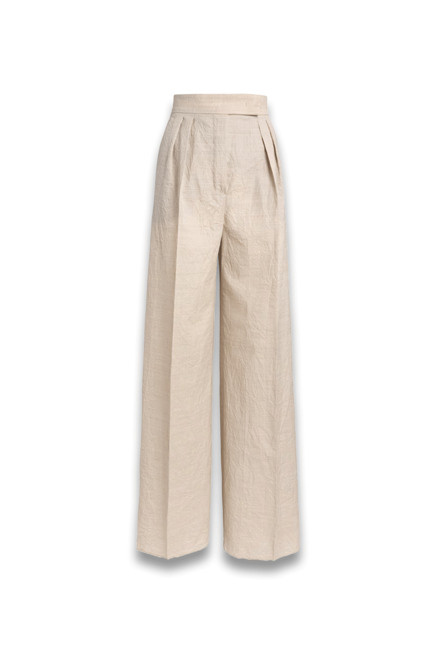 Wool Wide-Leg Trousers