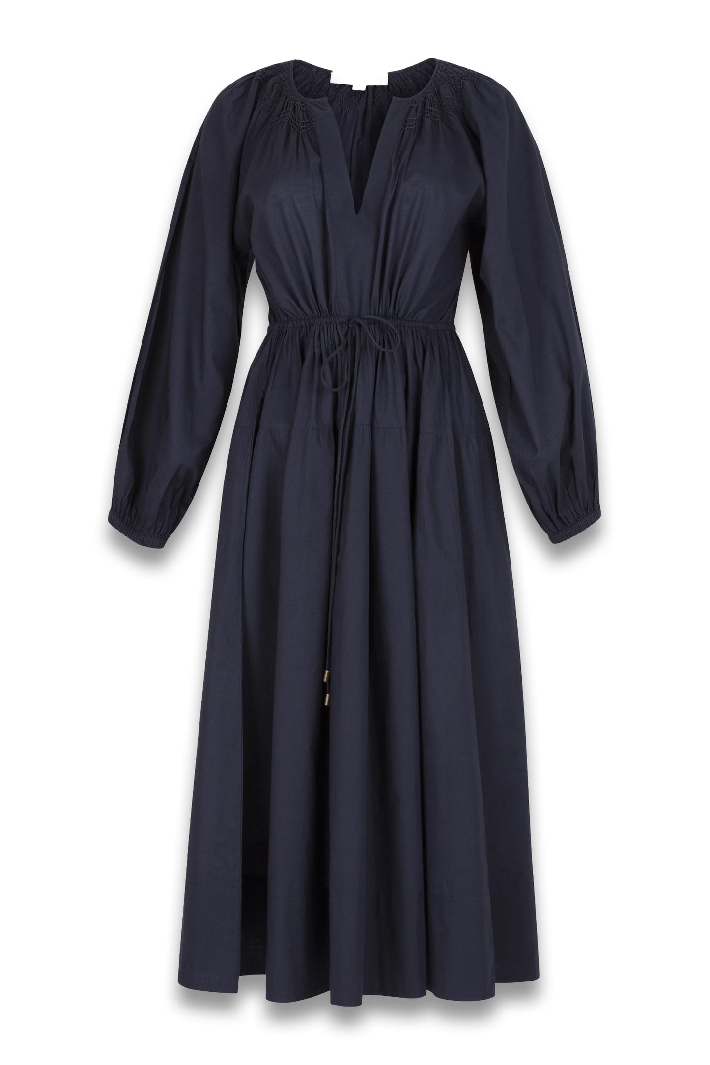 VICTORINE - Midnight Cotton Dress