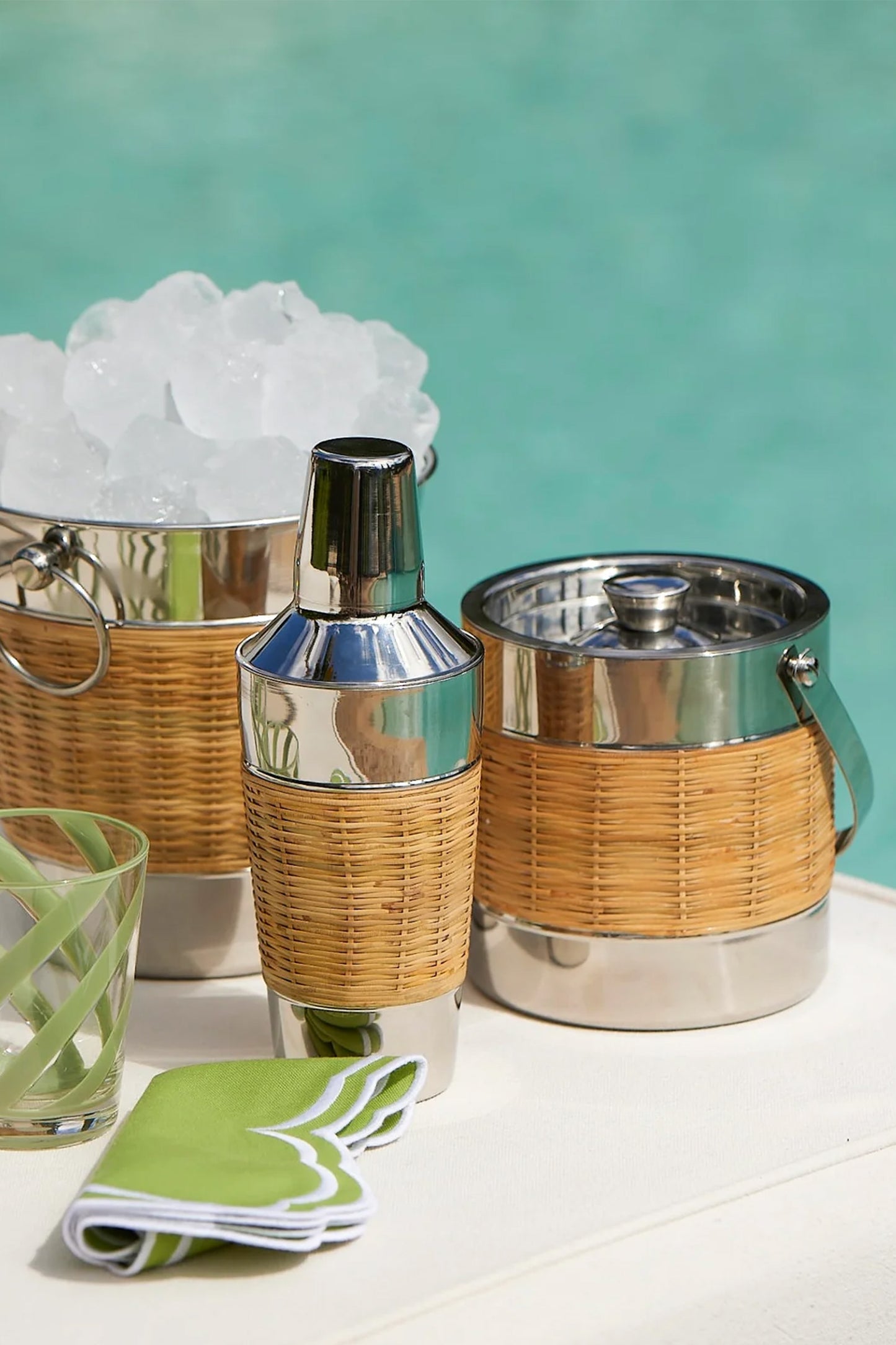 Wicker Ice Bucket