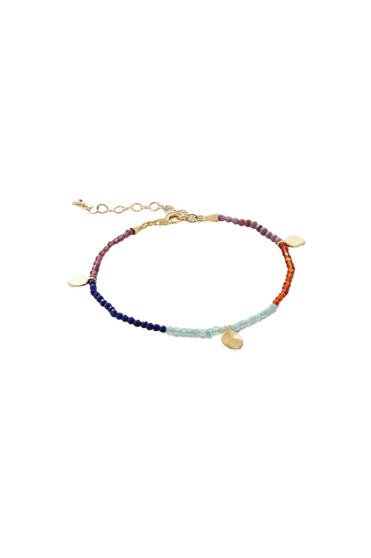 Willow Crossley Dahlia Gemstone Beaded Bracelet