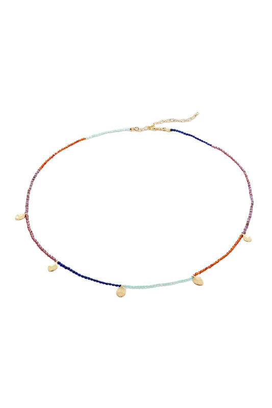 Willow Crossley Dahlia Gemstone Beaded Necklace