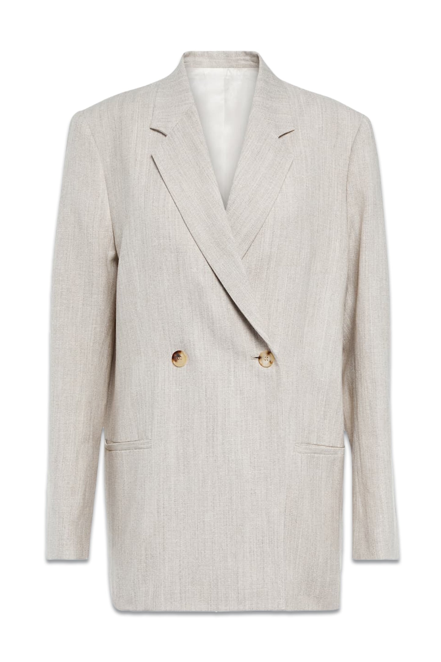 Mélange Wool And Linen Blazer