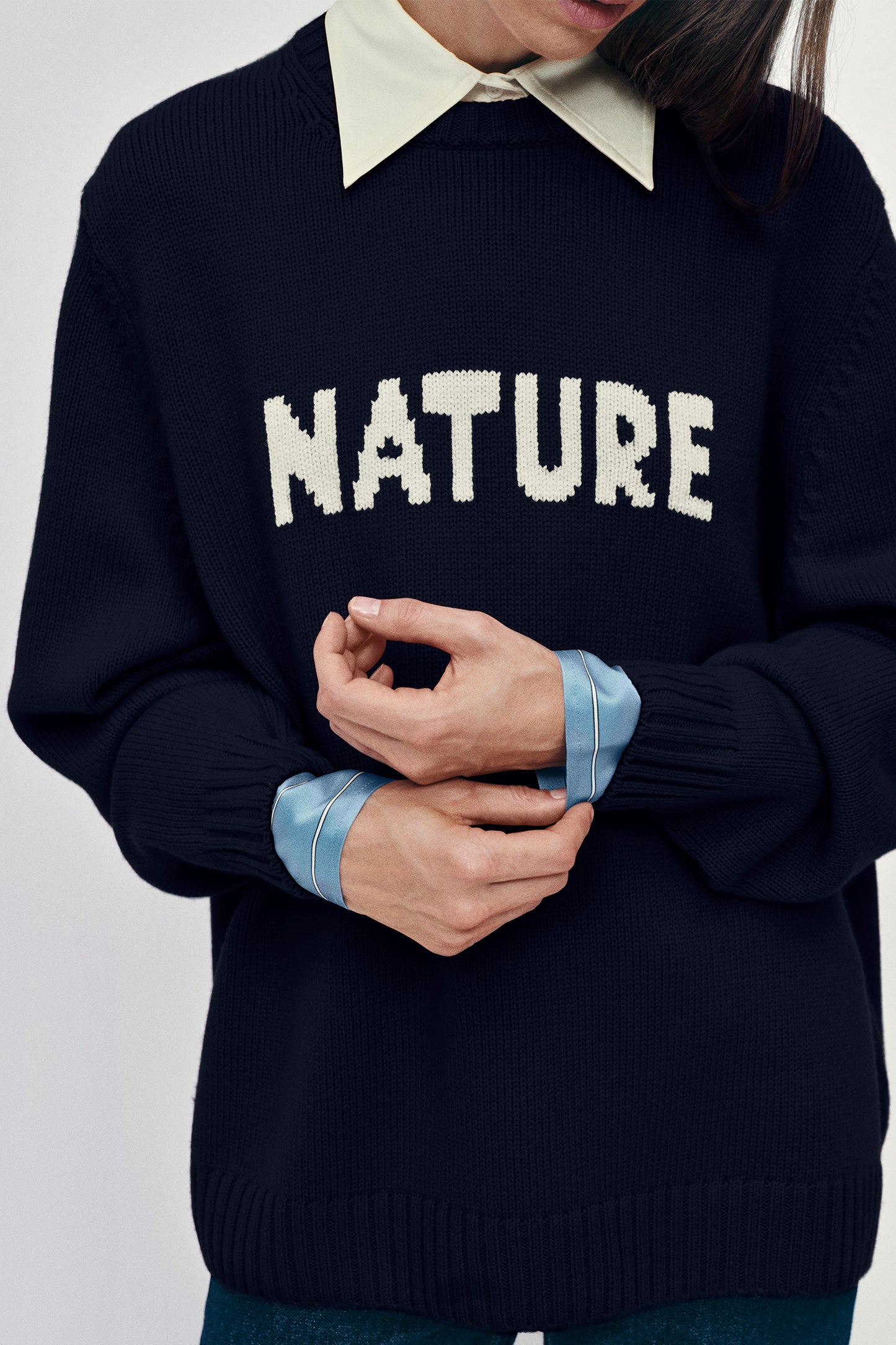 M&S X Bella Freud Wool Cashmere Nature Jumper