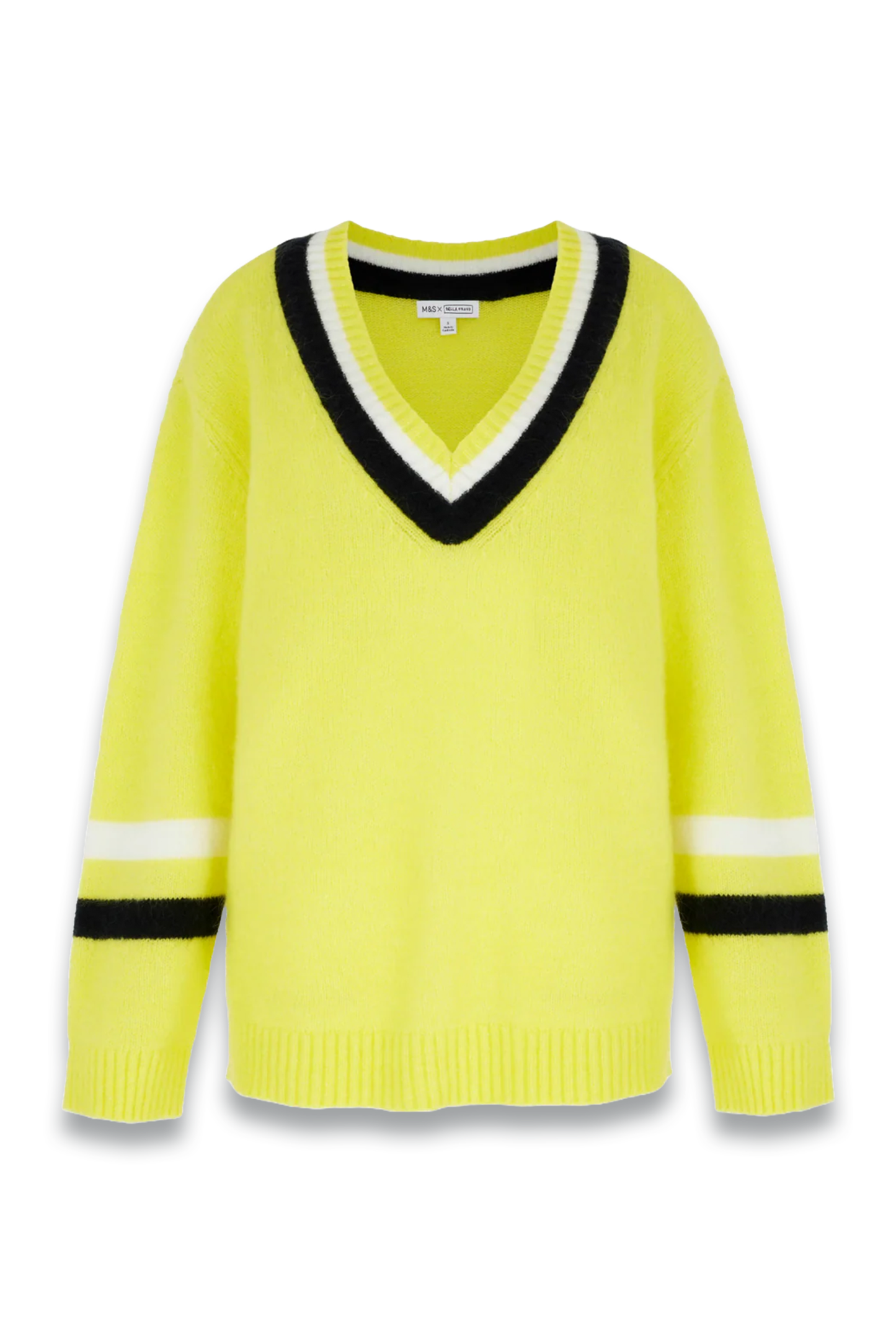M&S X Bella Freud Mohair Blend Cricket Jumper