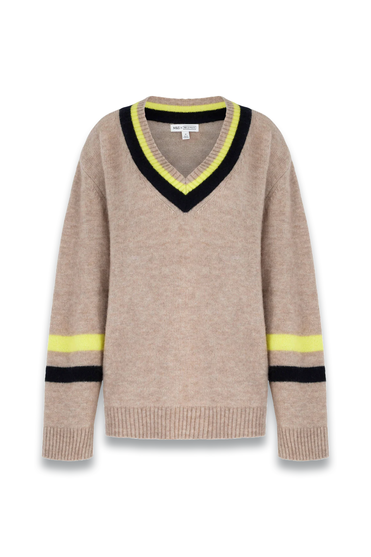 M&S X Bella Freud Mohair Blend Cricket Jumper