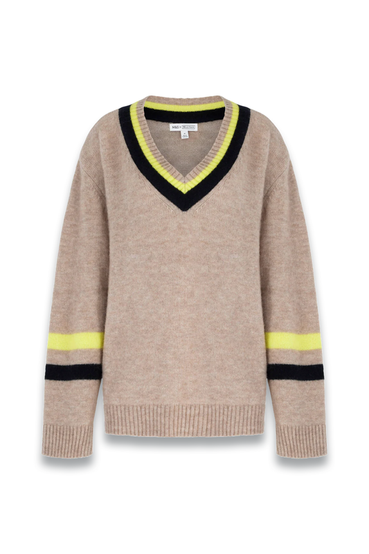 M&S X Bella Freud Mohair Blend Cricket Jumper