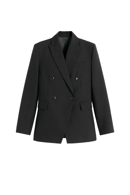 Double-Breasted Suit Jacket