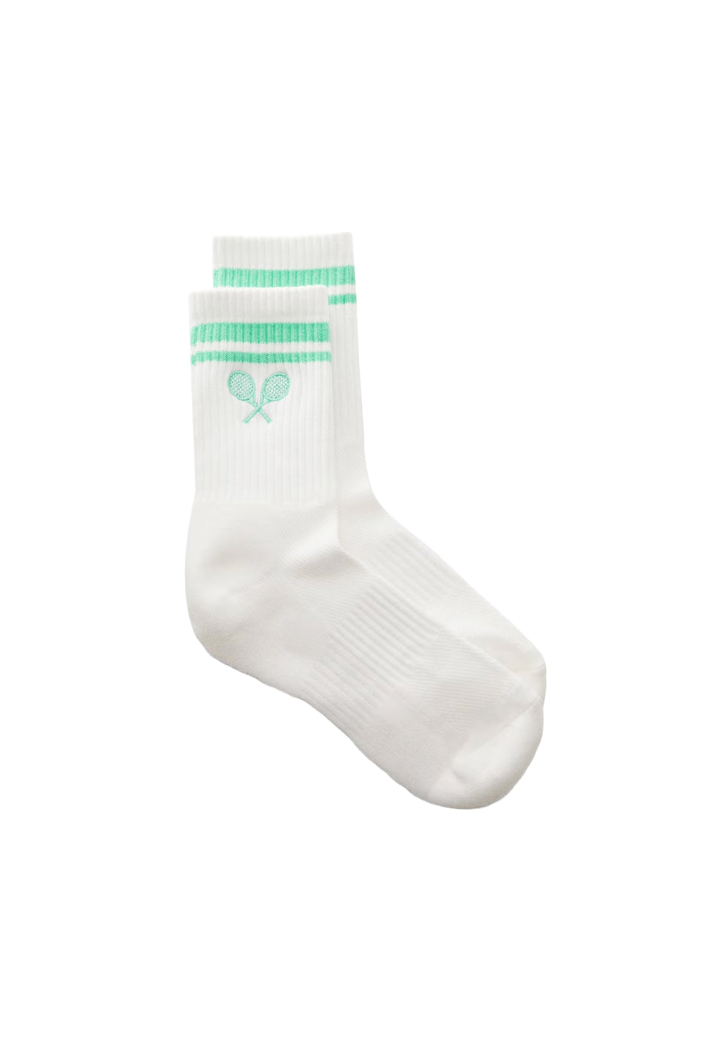 Tennis Club Cotton Socks With Embroidered Detail