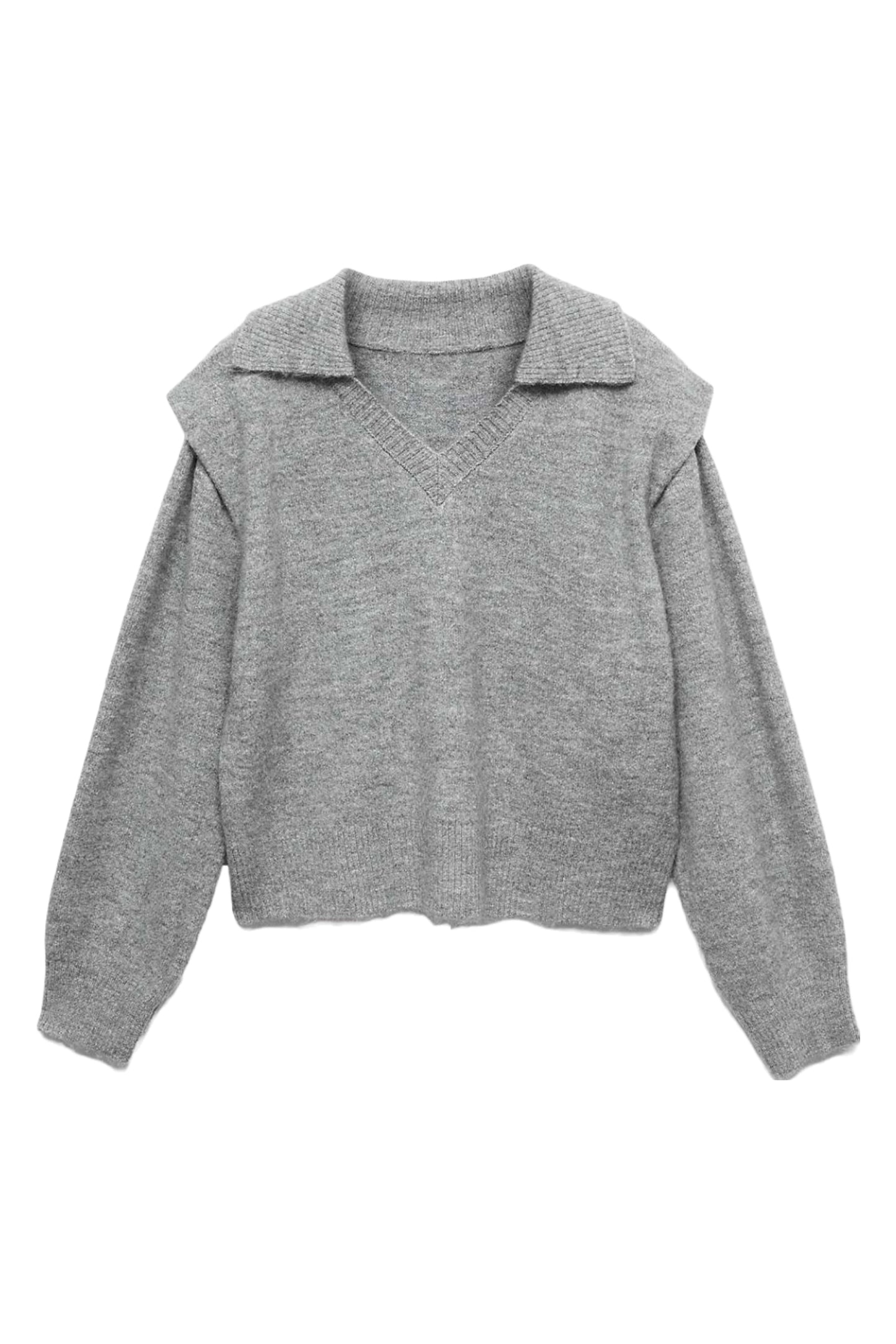 Grey Wonder Collar Jumper
