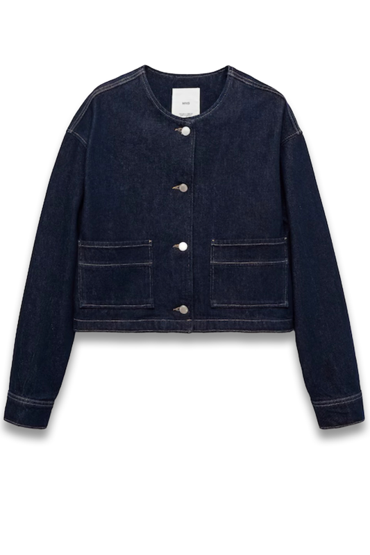 Rinse-Wash Denim Jacket