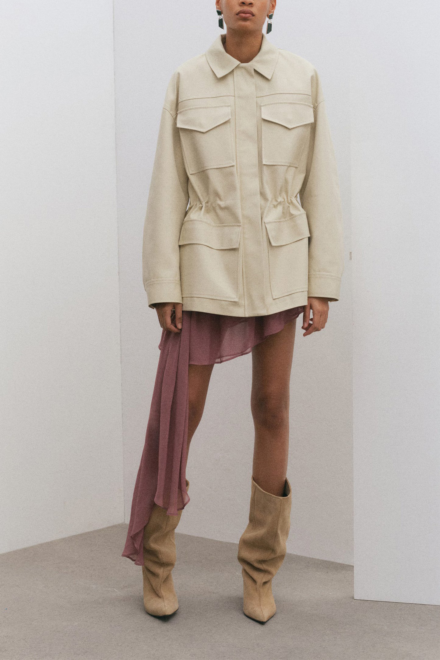 Oversized Parka with Pockets