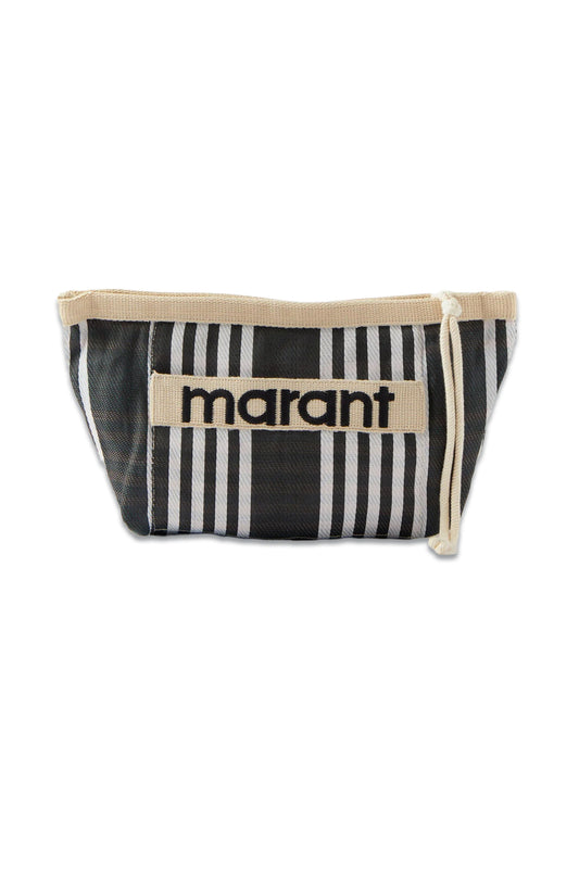Powden Striped Nylon Pouch