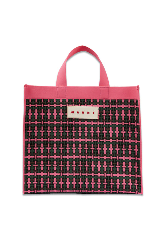 Large Logo Jacquard Tote Bag
