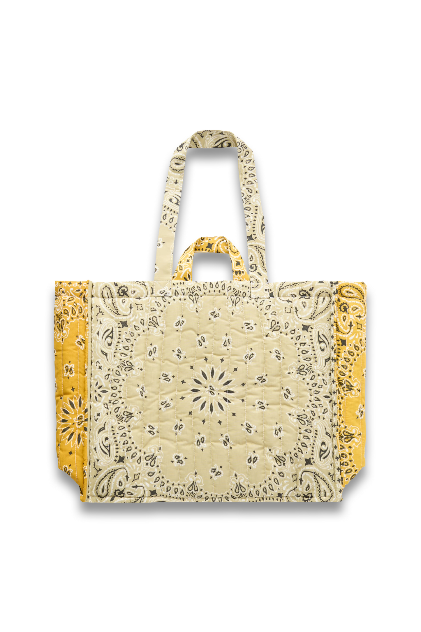 Maxi Cabas Quilted Bandana-print Cotton Tote