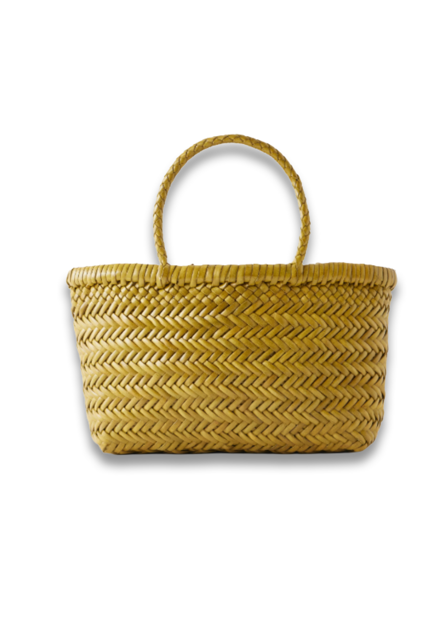 Gora Mini Woven Leather Tote