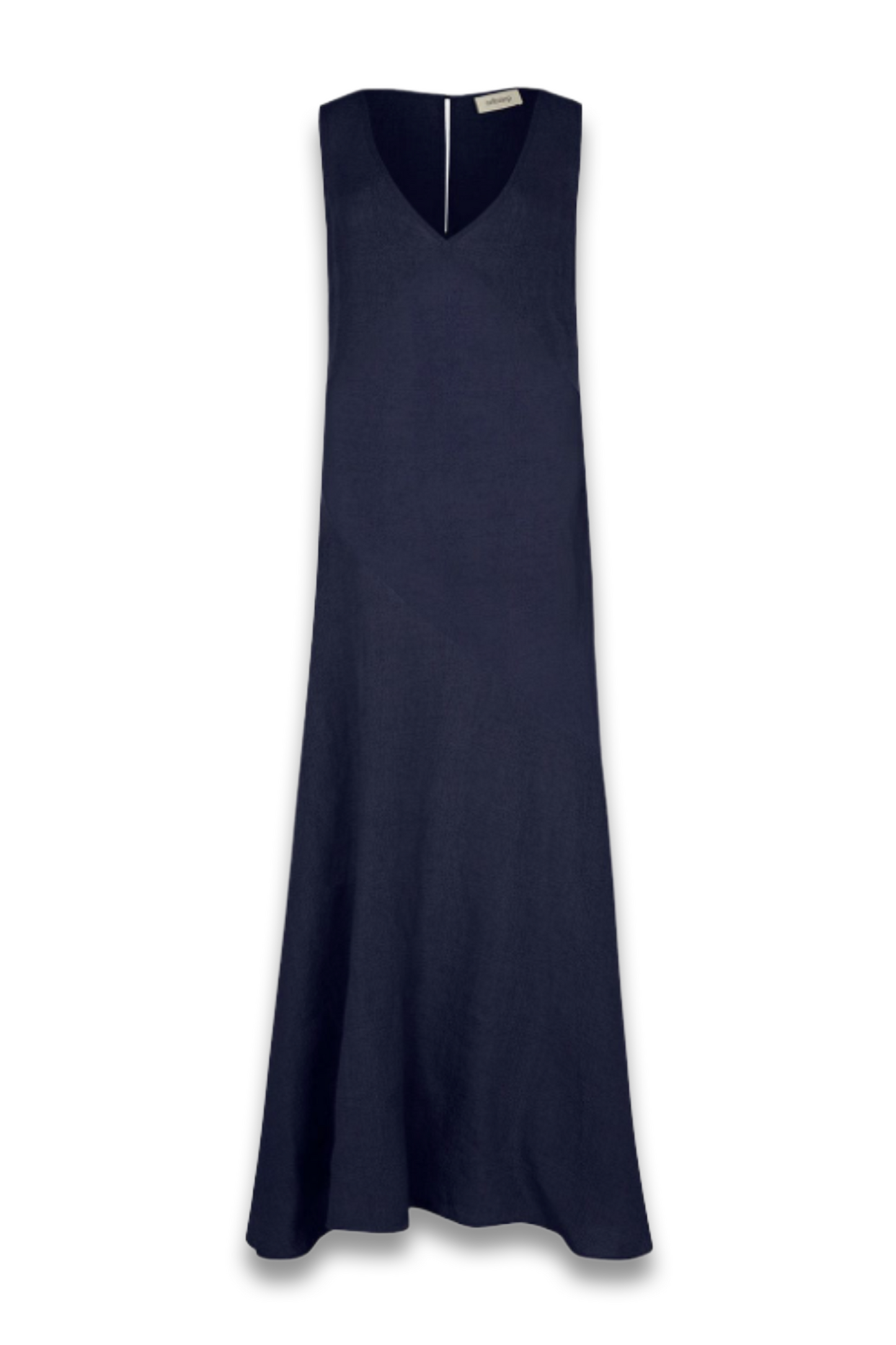 The Athena Maxi Dress in navy blue