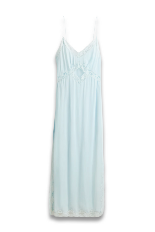 Lace-Trimmed Strappy Dress