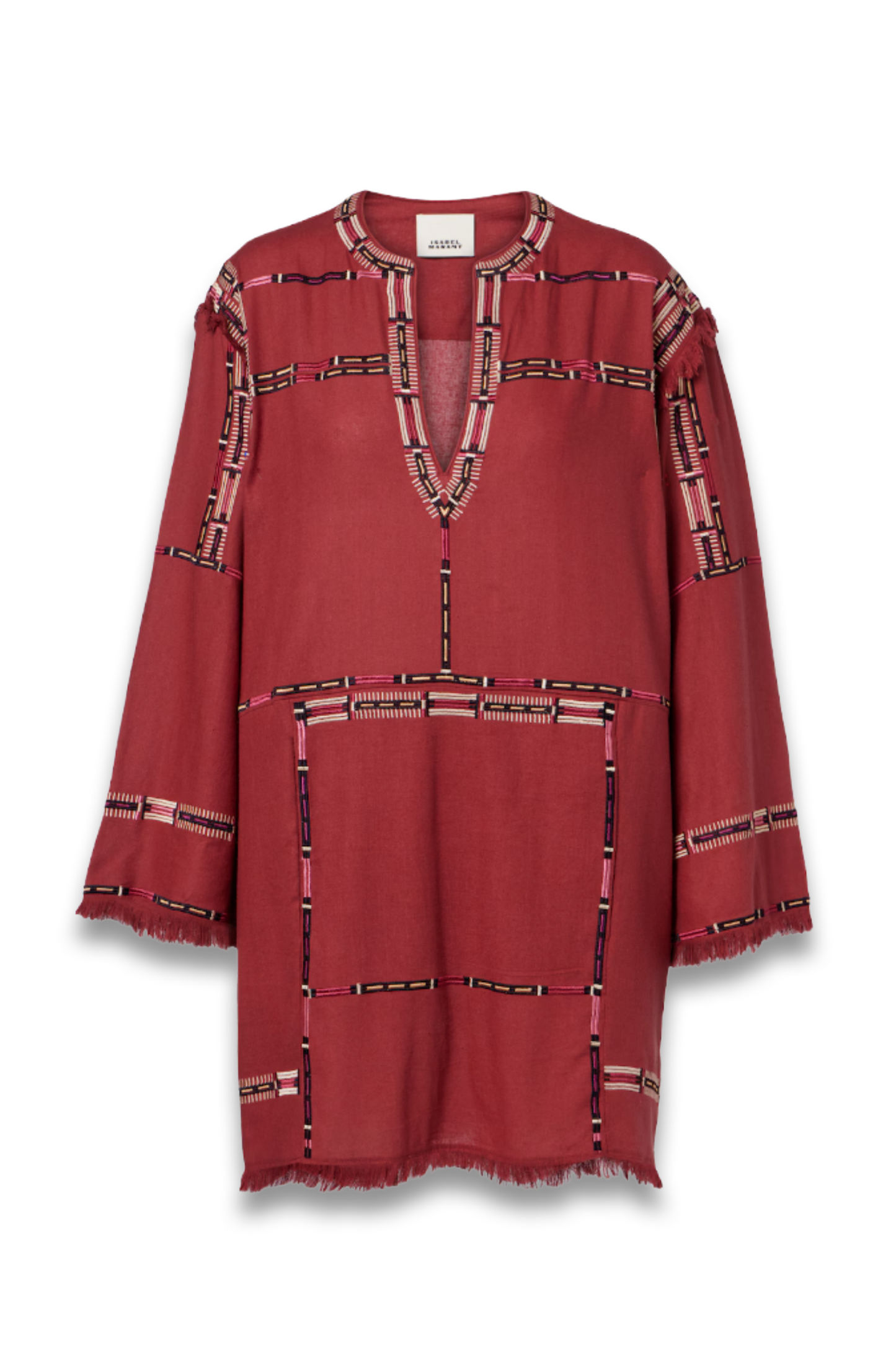 Freya Embroidered Silk Tunic