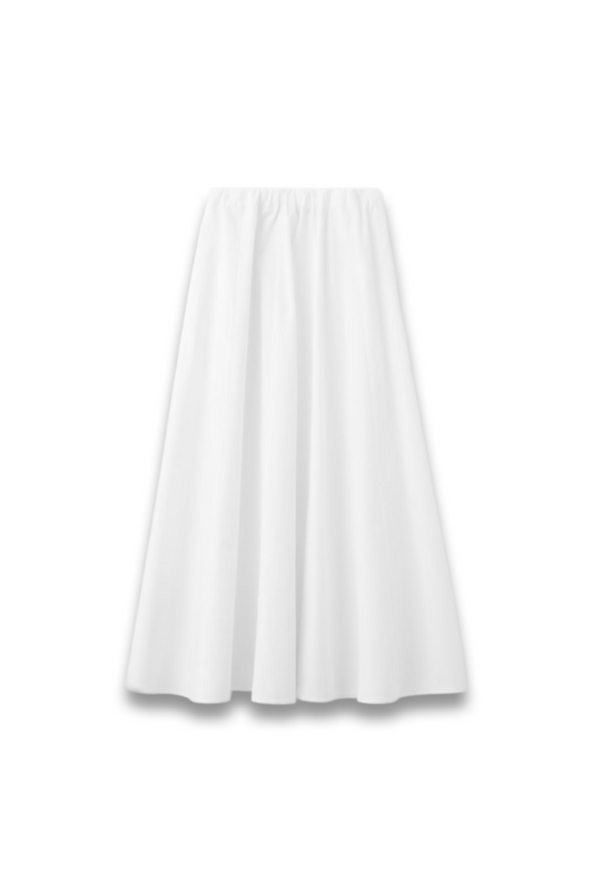 Flared Cotton Skirt