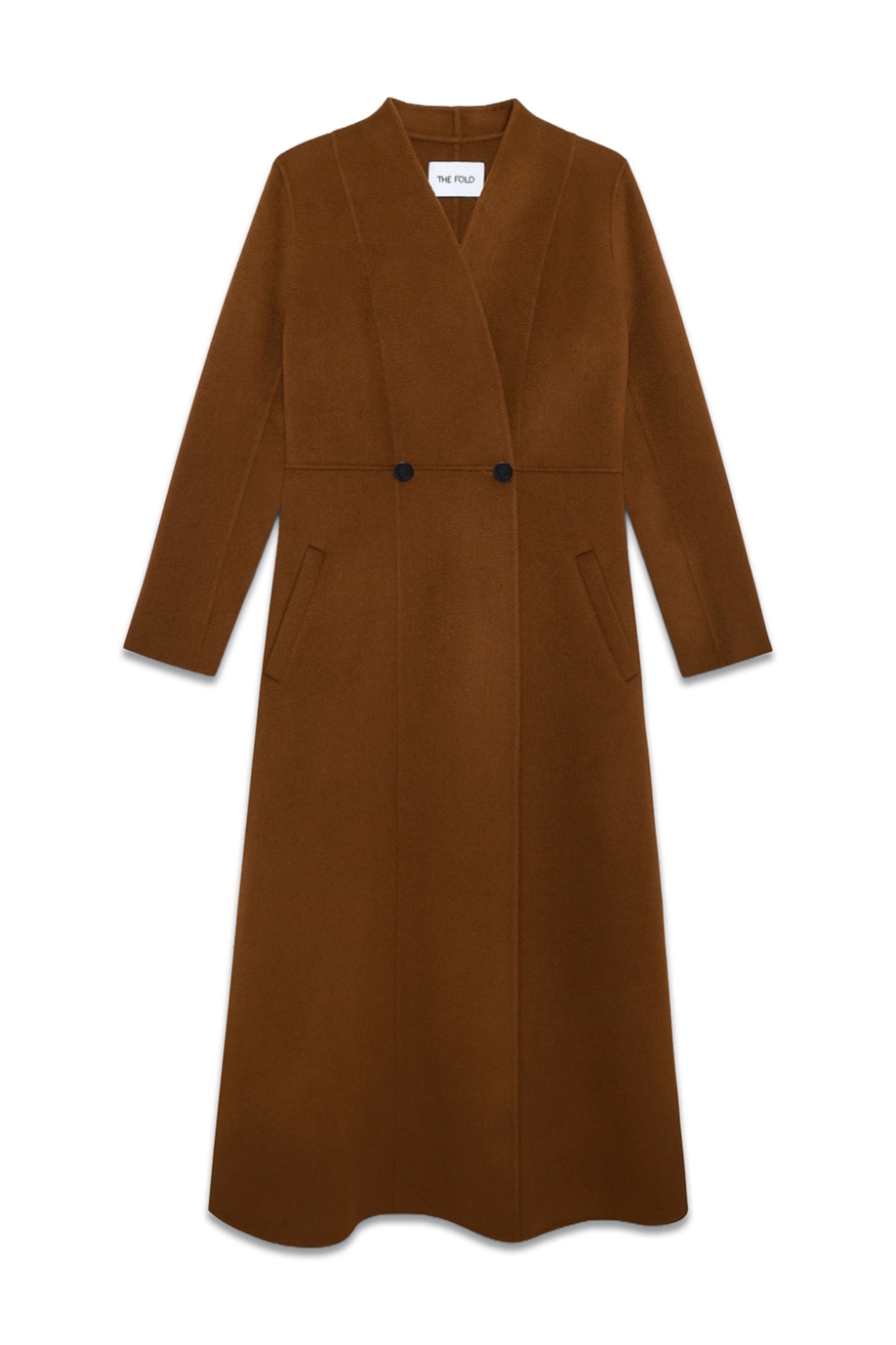 Mayfair Coat Dark Camel Double-Faced Wool