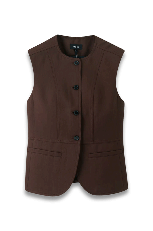 Seam Detail Tailored Waistcoat