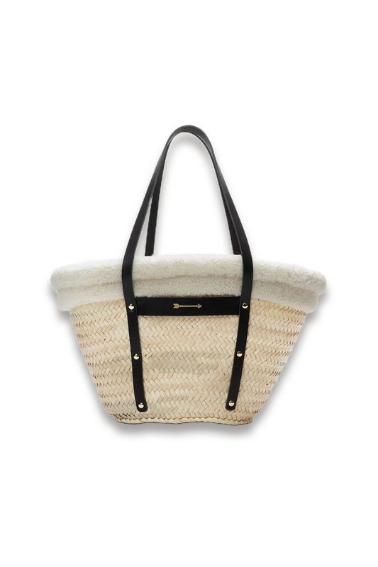 Shearling Basket Large