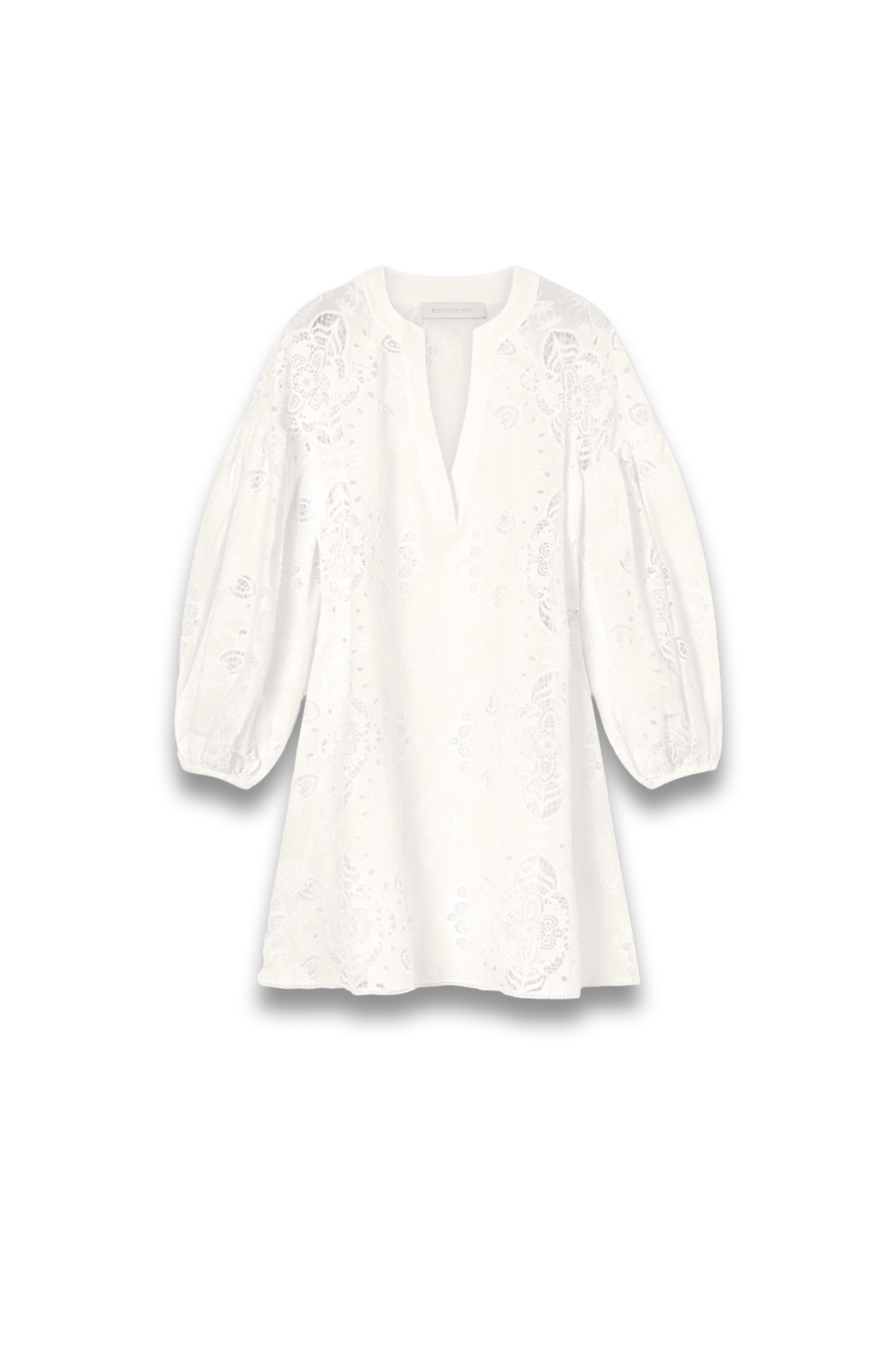 Harlow Cotton-Blend Lace Mini Dress