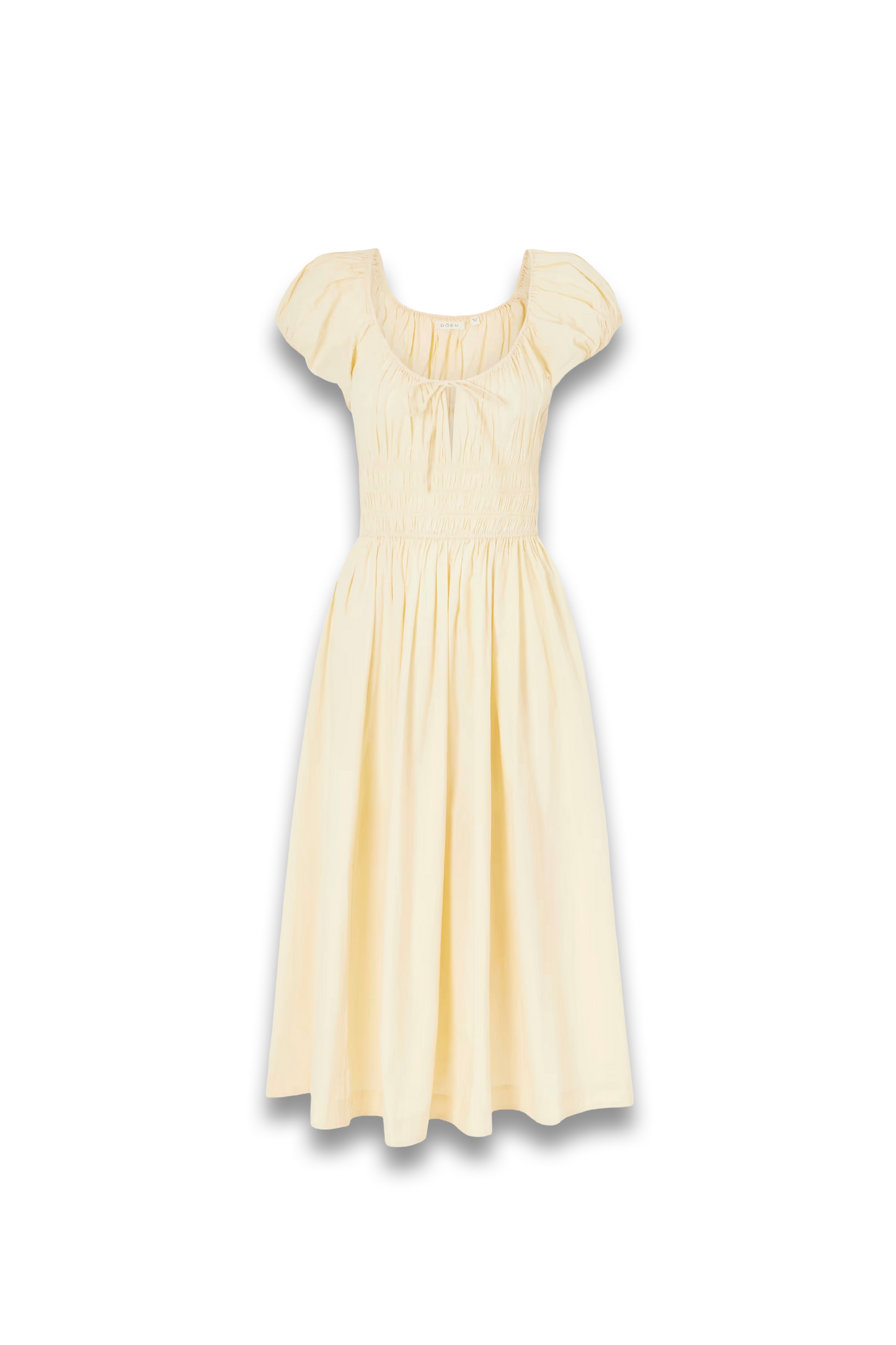 Quinn Smocked Cotton-poplin Midi Dress