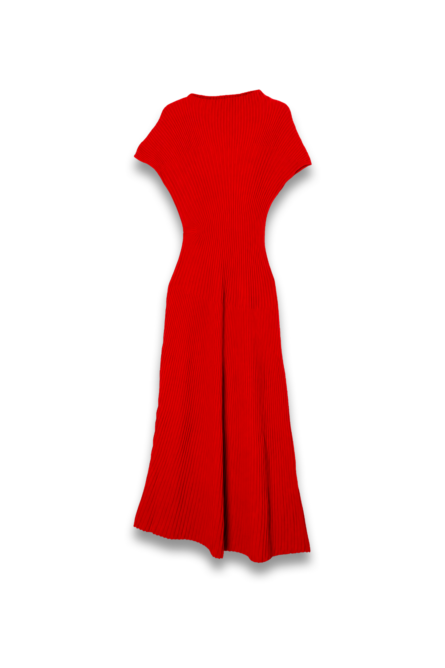 Stitch Detail Knit Midi Dress