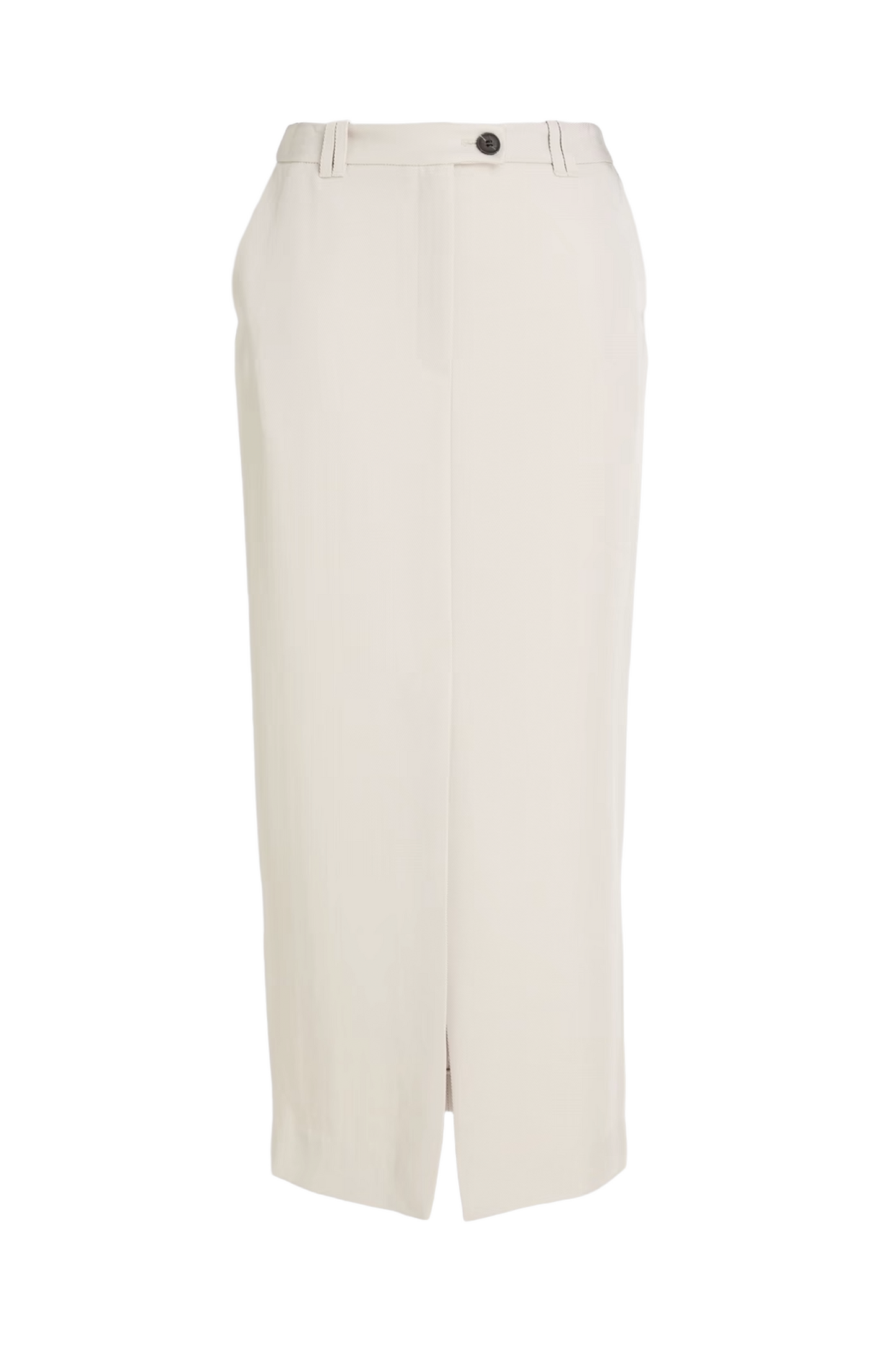 Larley Twill Maxi Pencil Skirt