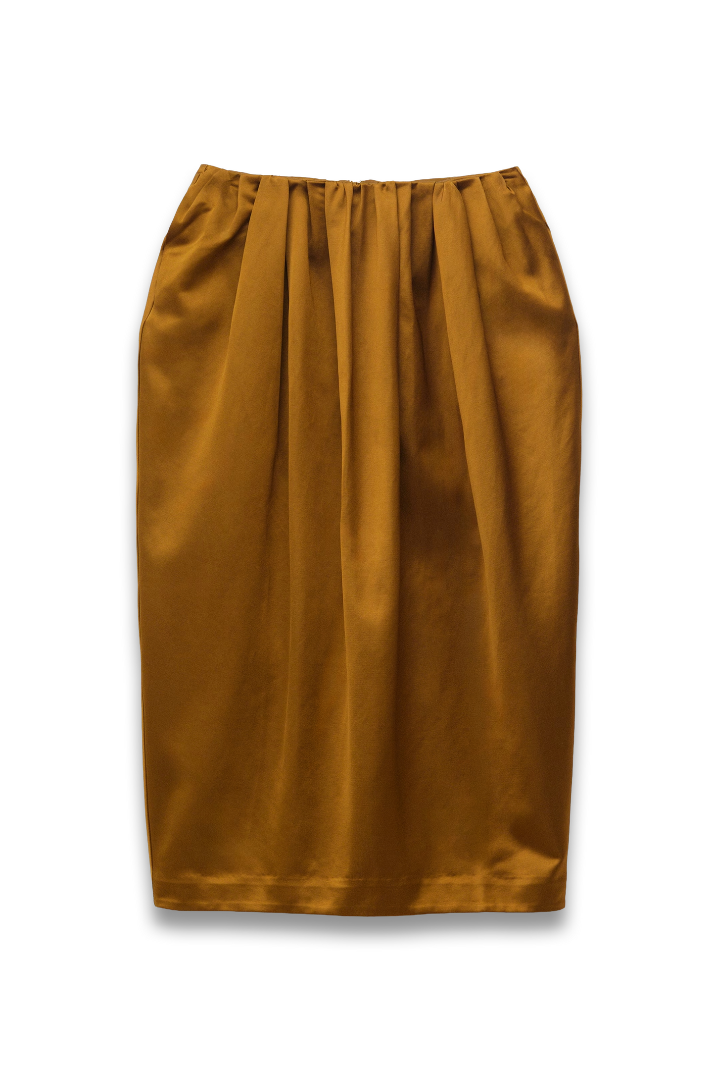 Satin Midi Skirt