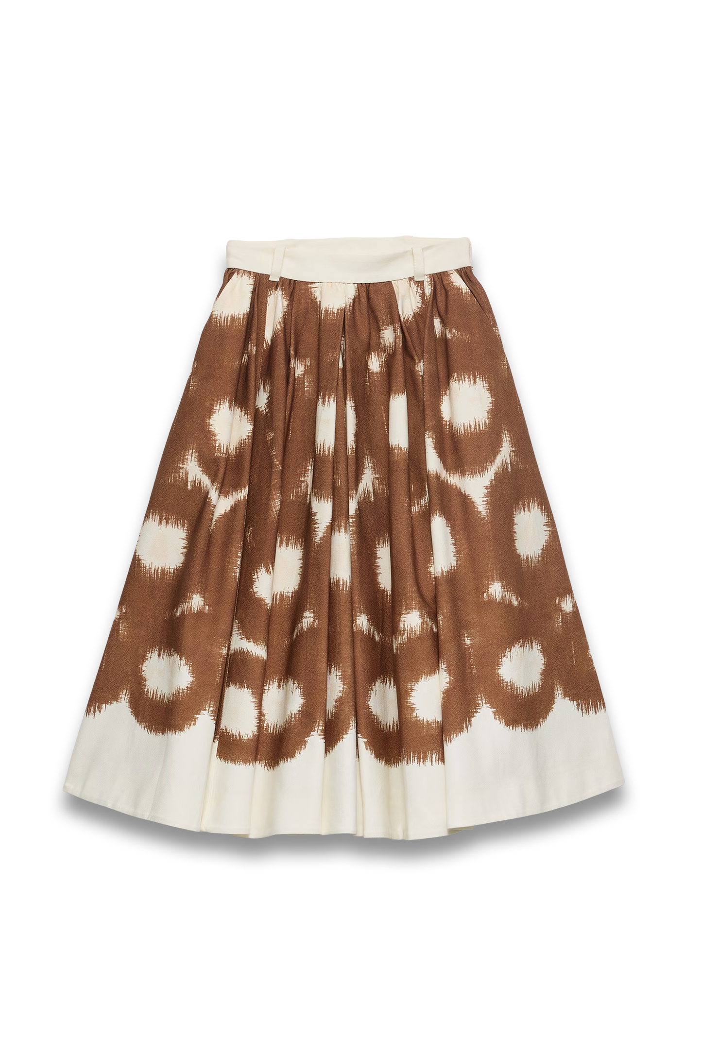Printed Canvas Skirt