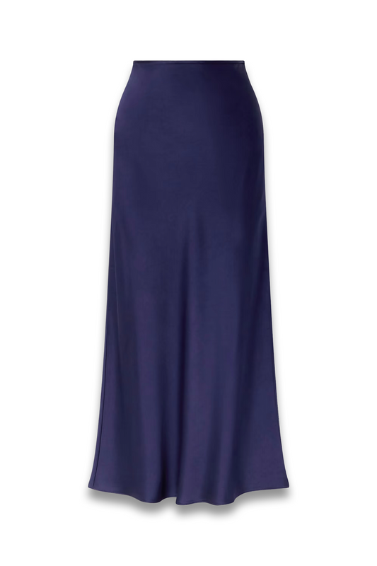 Satin Midi Skirt