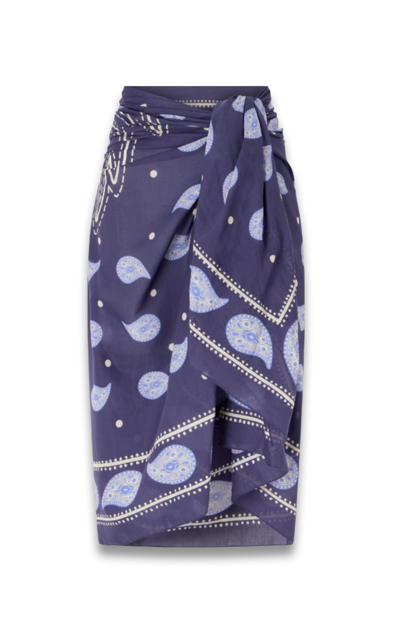 Vibrant Horizons printed cotton pareo