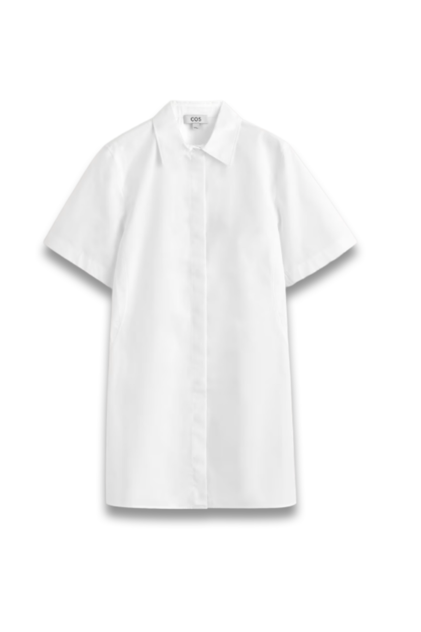 Classic Cotton Mini Shirt Dress