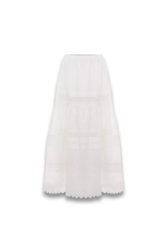 Rosa Tiered Midi Skirt