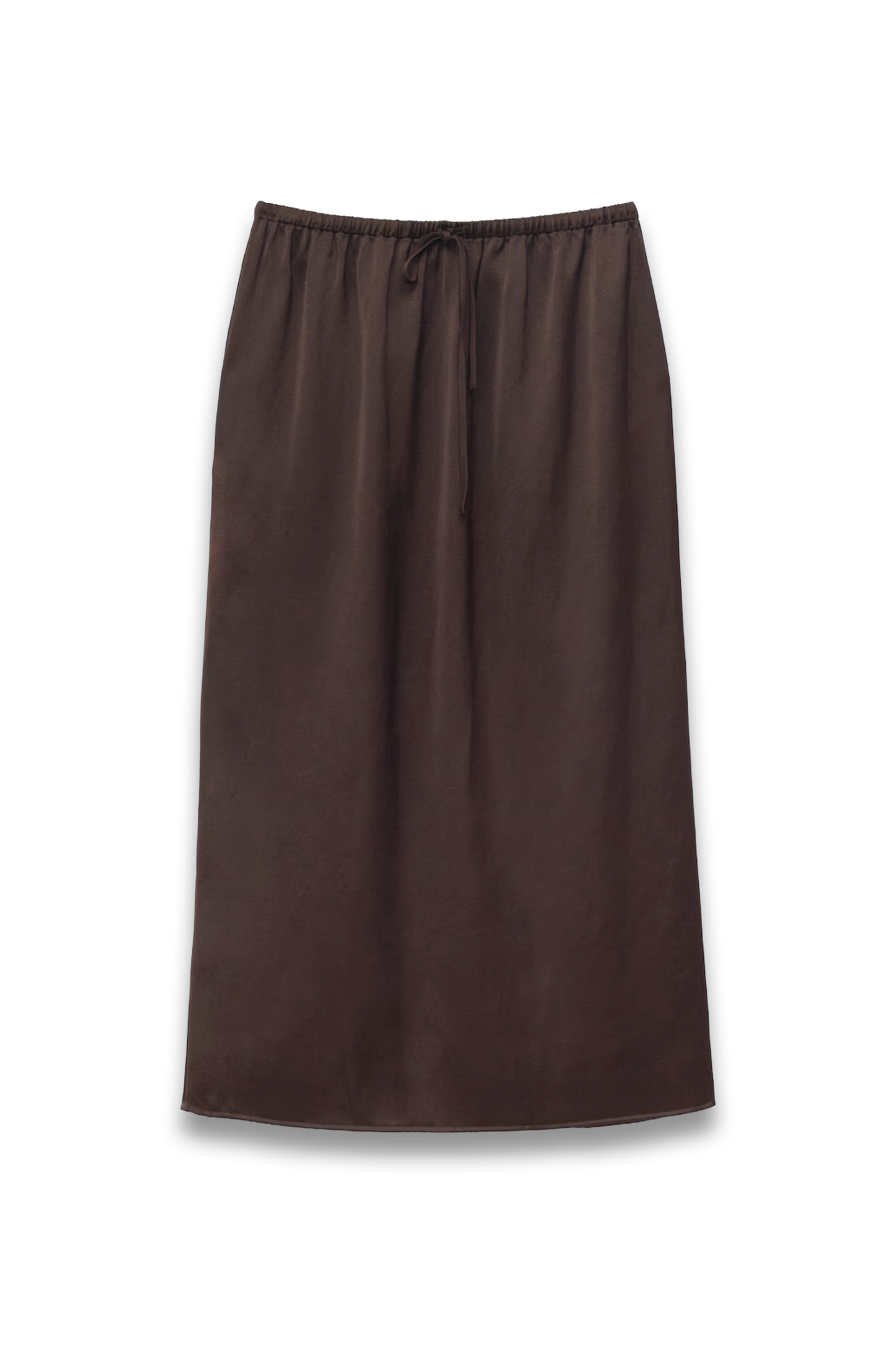 Drawstring Midi Skirt