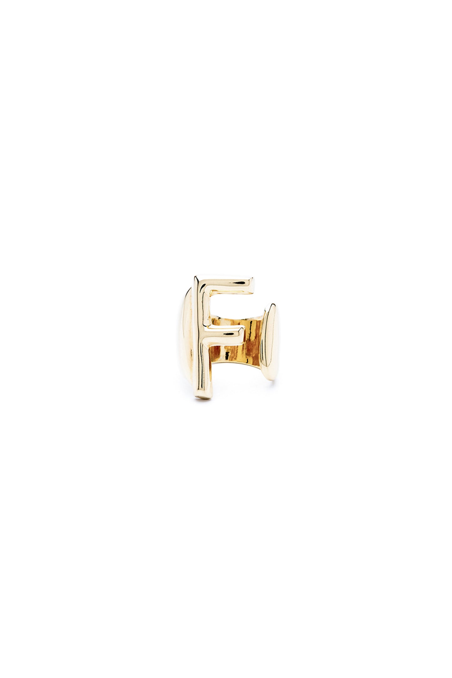 Gold Mini Alphabet Letter Ring