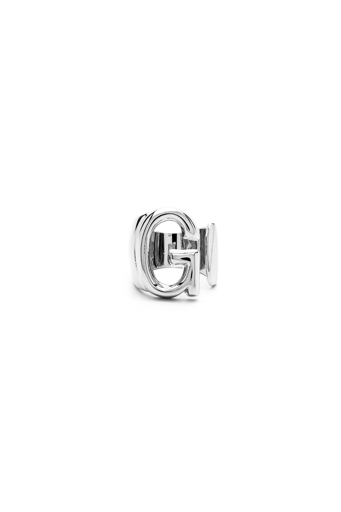 Silver Mini Alphabet Letter Ring