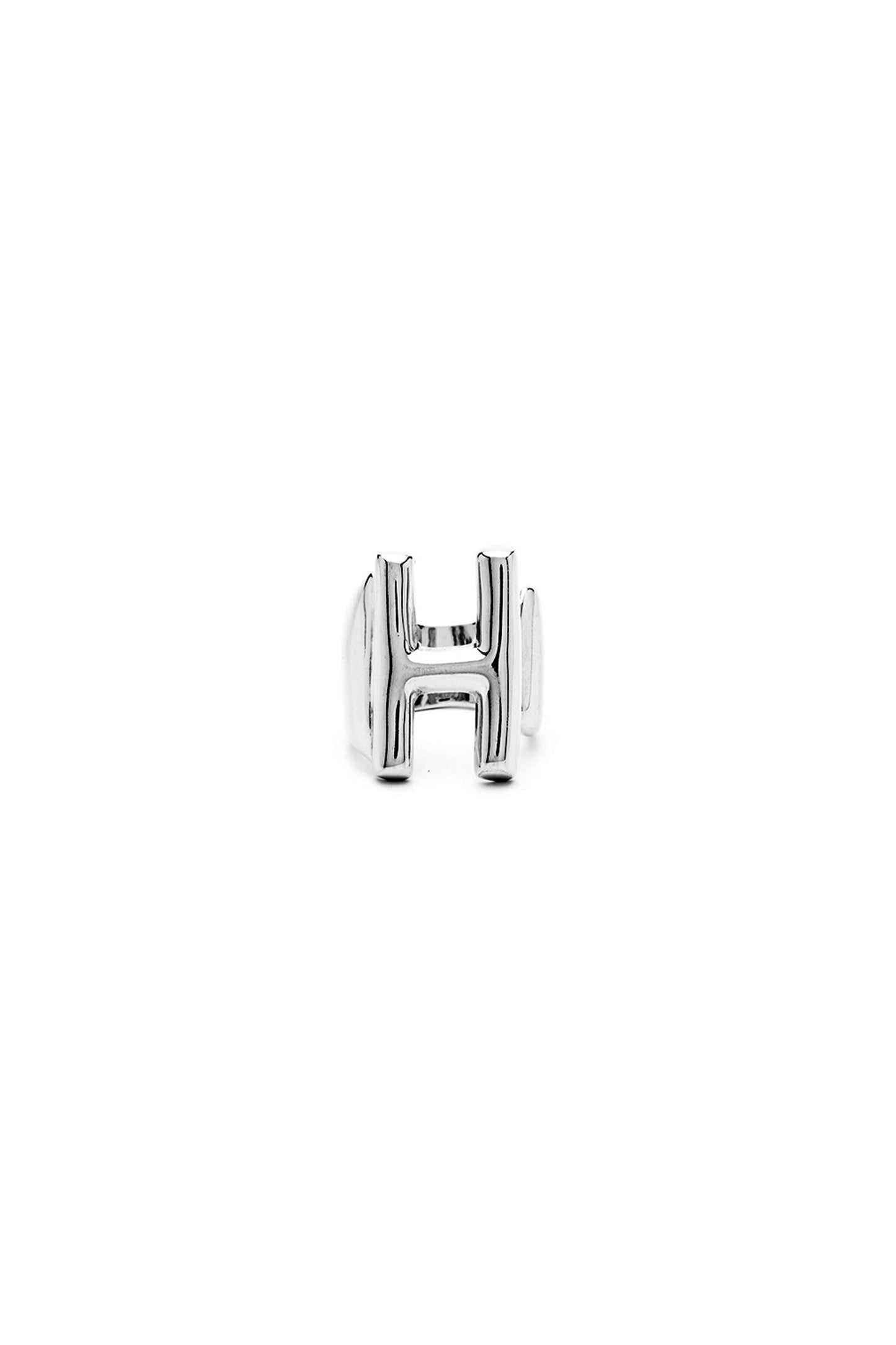 Silver Mini Alphabet Letter Ring