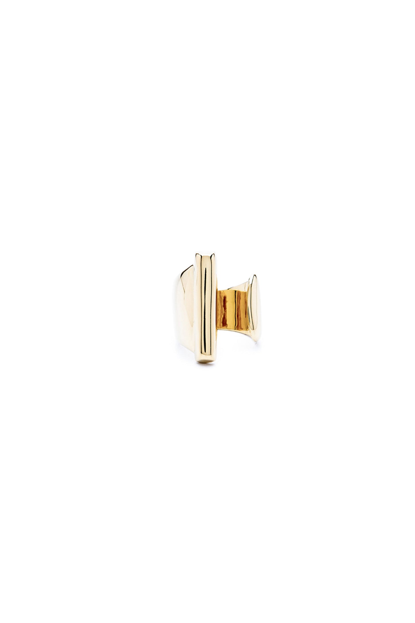 Gold Mini Alphabet Letter Ring