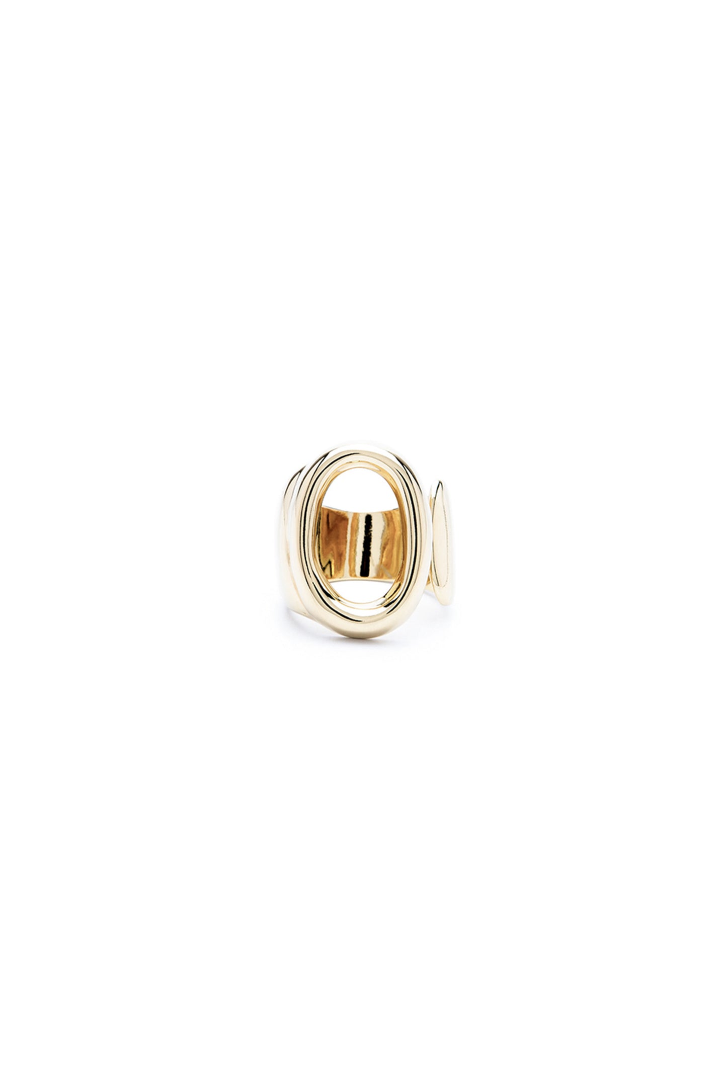 Gold Mini Alphabet Letter Ring