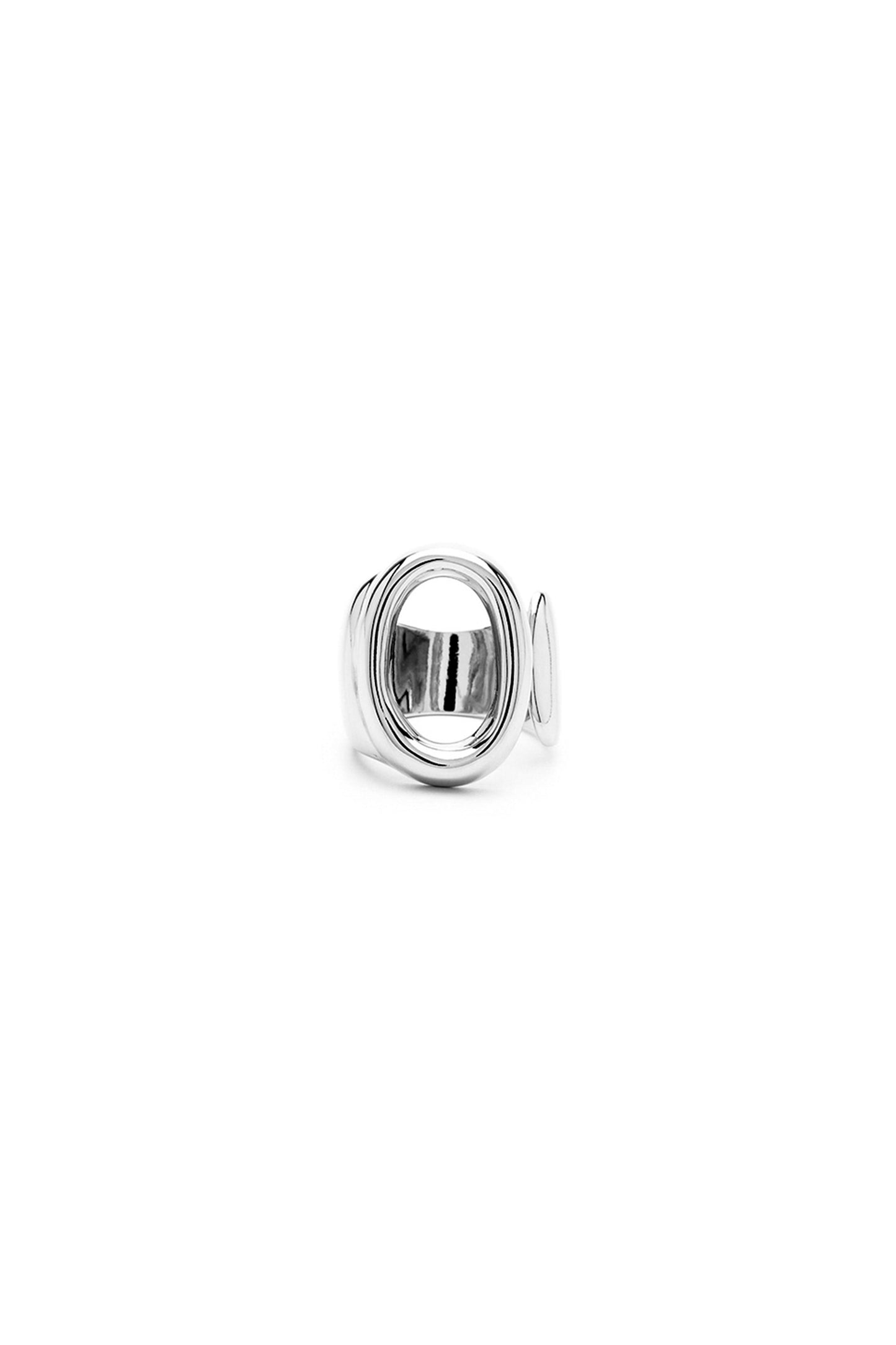 Silver Mini Alphabet Letter Ring