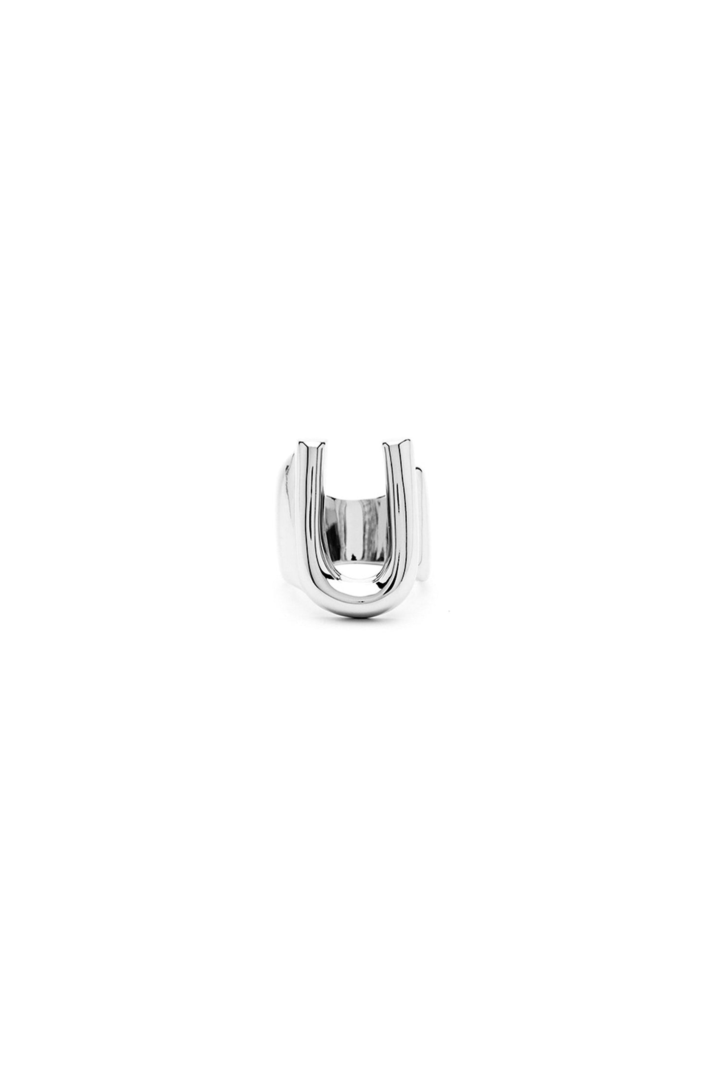 Silver Mini Alphabet Letter Ring