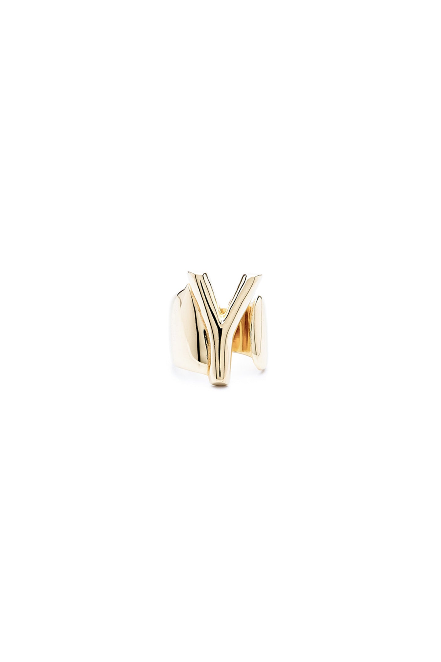 Gold Mini Alphabet Letter Ring